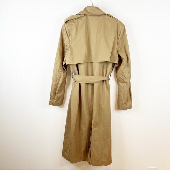 NWT Bardot The Classic Belted Trench Coat 10 Tan - Picture 3 of 8